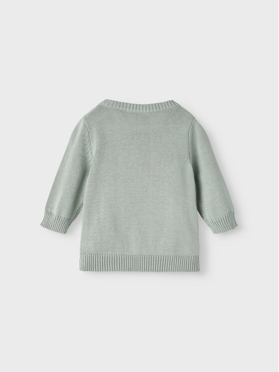 NAME IT NAME IT Sweter 13207111 Zielony Regular Fit