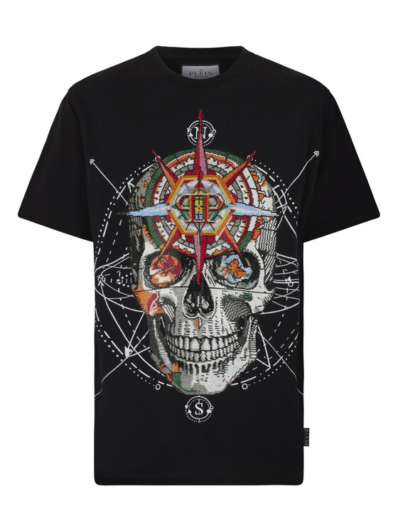 PHILIPP PLEIN PHILIPP PLEIN T-Shirt 29872 Czarny Regular Fit