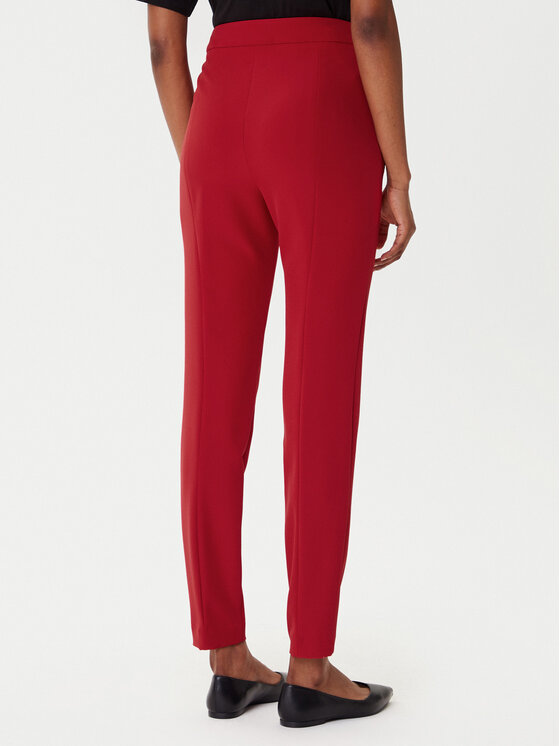 HUGO HUGO Spodnie materiałowe Hagonia-1 50539991 Czerwony Slim Fit