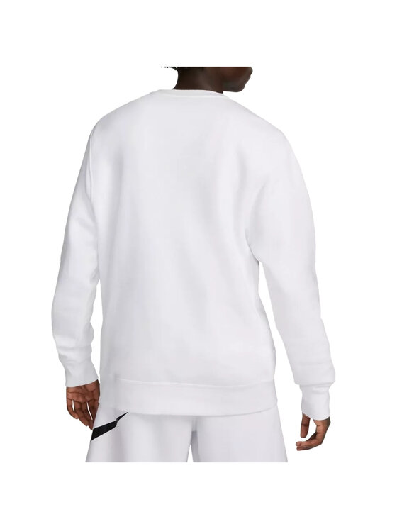 Nike Nike Felpa Sportswear Club Fleece Bianco Regular Fit