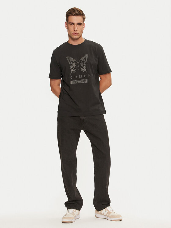 Richmond X Richmond X Majica Garon UMA24067TS Črna Regular Fit