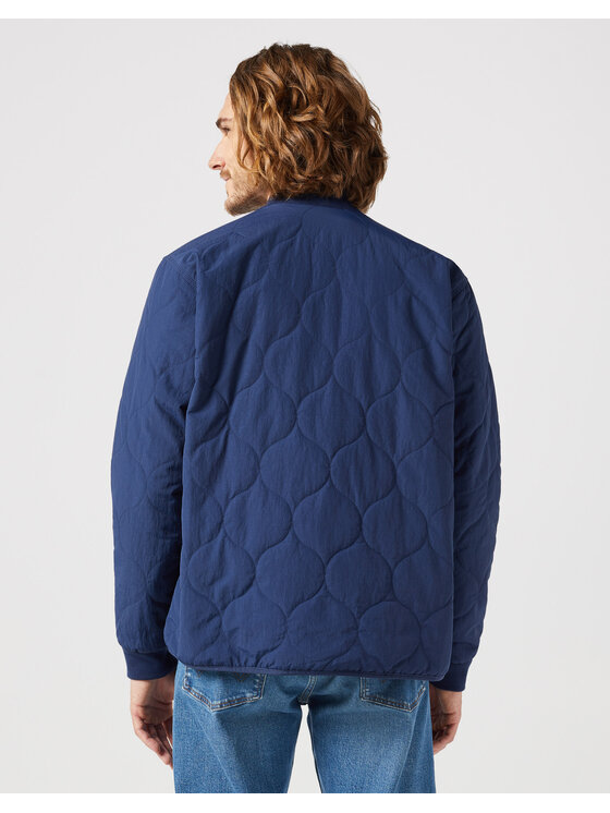 Wrangler Wrangler Giacca di transizione Puffer Jacket 112350420 Blu scuro Regular Fit