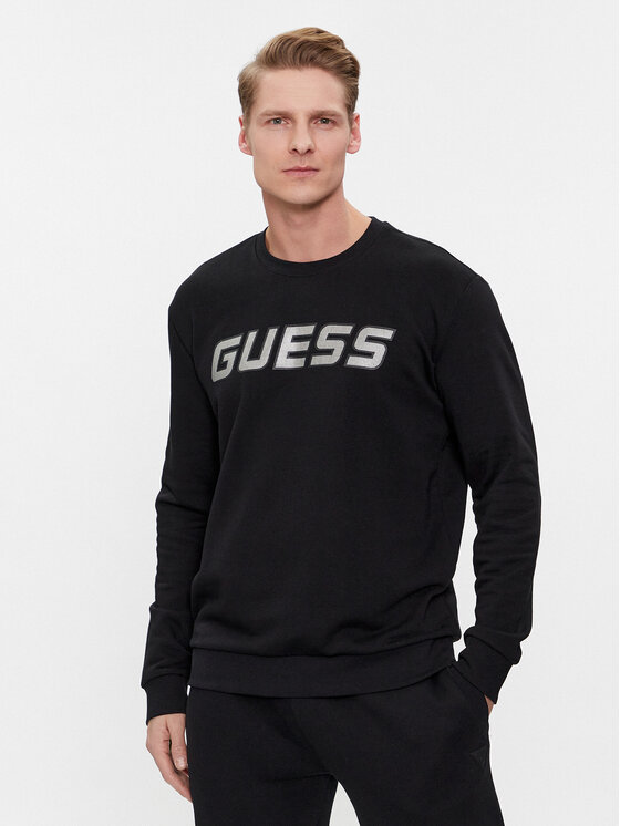Guess Mikina Medgar Z4RQ13 KBK32 Čierna Regular Fit