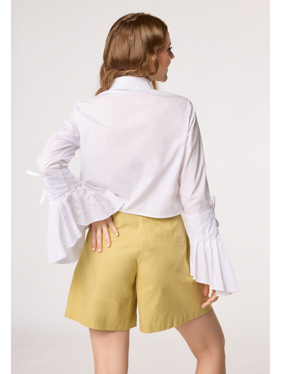 LAURELLA LAURELLA Blúzka Laurella 2VA004100 Biela Regular Fit