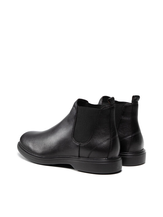 Geox Geox Kotníková obuv s elastickým prvkem U Ottavio C U16DCC 00043 C9999 Černá