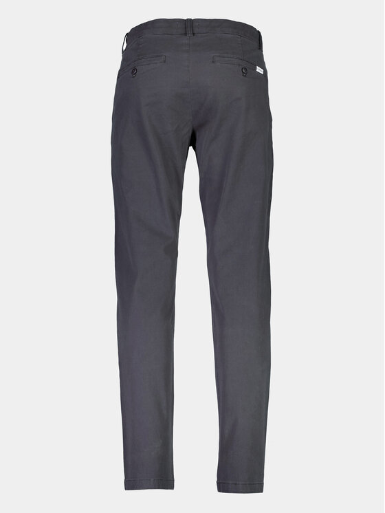 Lindbergh Lindbergh Chinosy 30-005044 Czarny Slim Fit