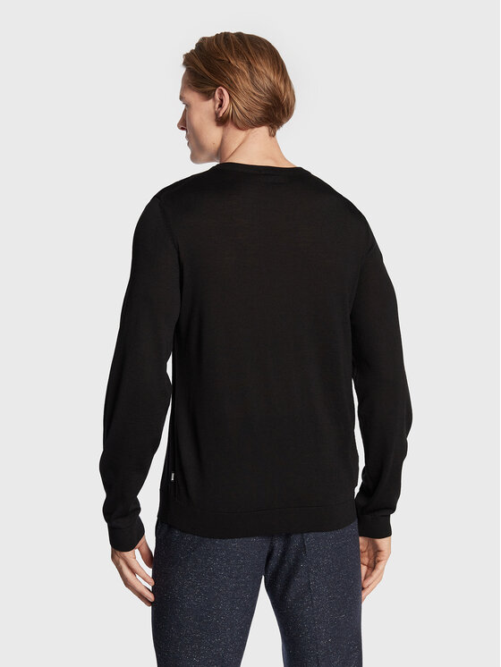 BOSS Boss Sweter Melba-P 50468261 Czarny Slim Fit