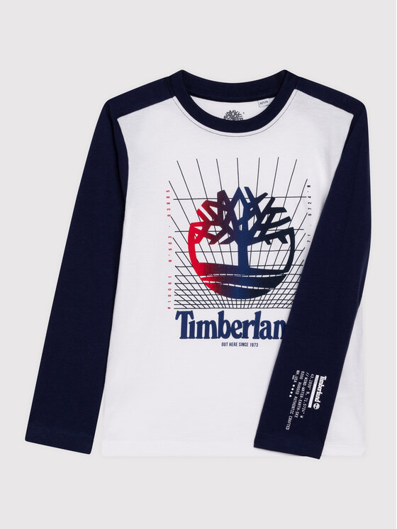 Timberland Timberland Bluzka T25T42 Biały Regular Fit