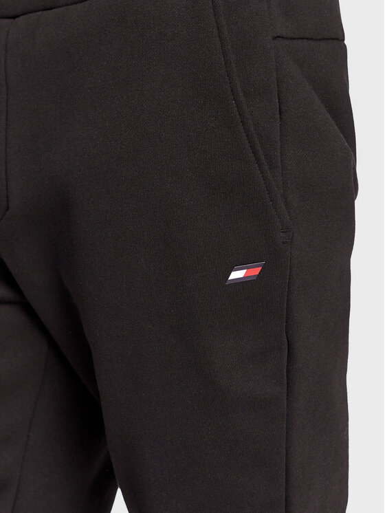 Tommy Hilfiger Tommy Hilfiger Spodnie dresowe Essentials MW0MW27924 Czarny Regular Fit
