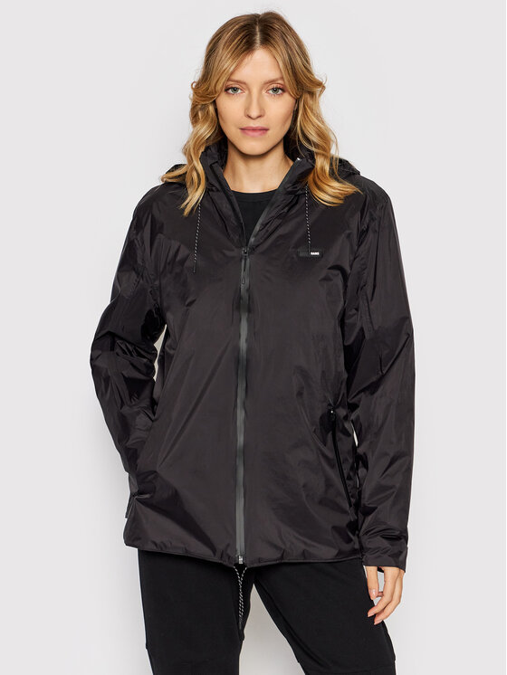Rains Rains Neperšlampanti striukė Unisex 15470 Juoda Regular Fit