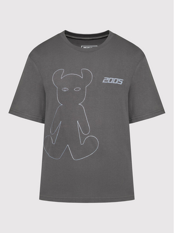 2005 2005 Tricou Unisex Horned Gri Relaxed Fit