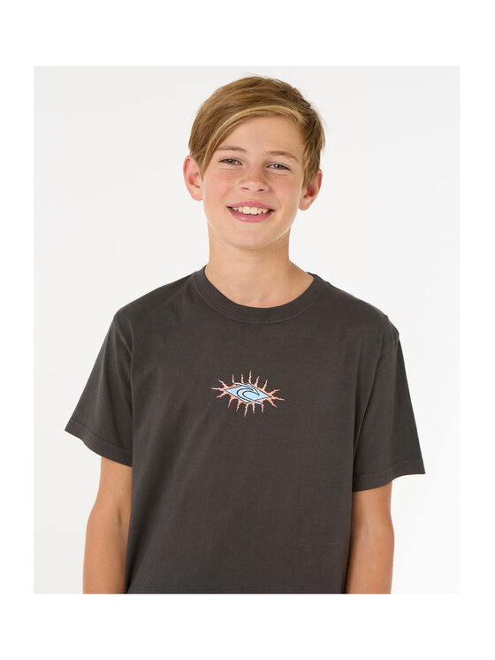 Rip Curl Rip Curl T-Shirt Raw Energy Skull Tee -Boy Czarny Relaxed Fit
