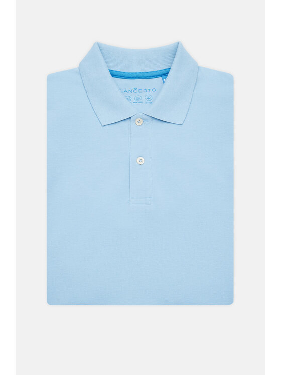 Lancerto Lancerto Polo Jakob PO073124000006 Niebieski Regular Fit