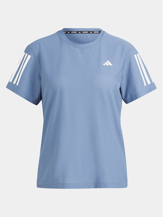 adidas adidas Koszulka techniczna Own The Run IN1596 Niebieski Regular Fit