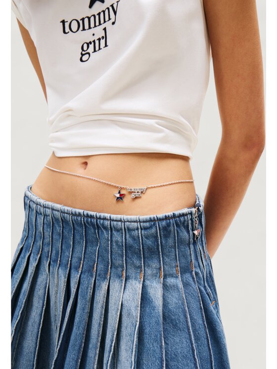 Tommy Jeans Tommy Jeans Φούστα mini TOMMY GIRL PLEATED D Μπλε Girl Fit