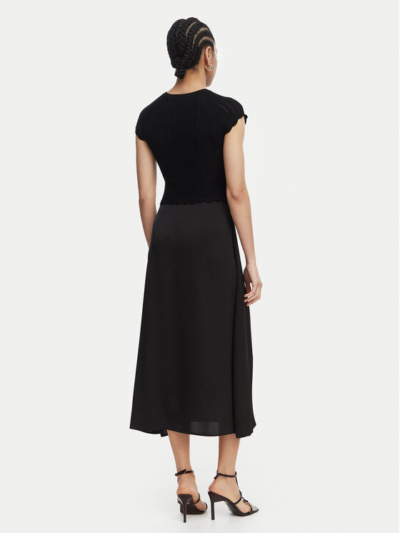 BOSS BOSS Coctailkleid C_Ficella 50559806 Schwarz A-Line Fit