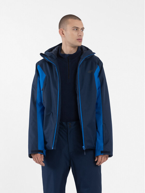 4F 4F Μπουφάν για σκι 4FAW23TTJAM306 Μπλε Regular Fit