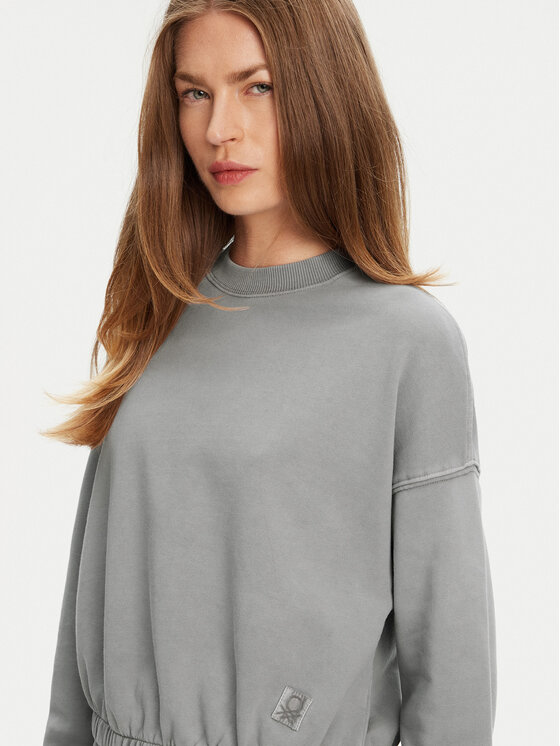 United Colors Of Benetton United Colors Of Benetton Суитшърт 39BLD109O Сив Regular Fit