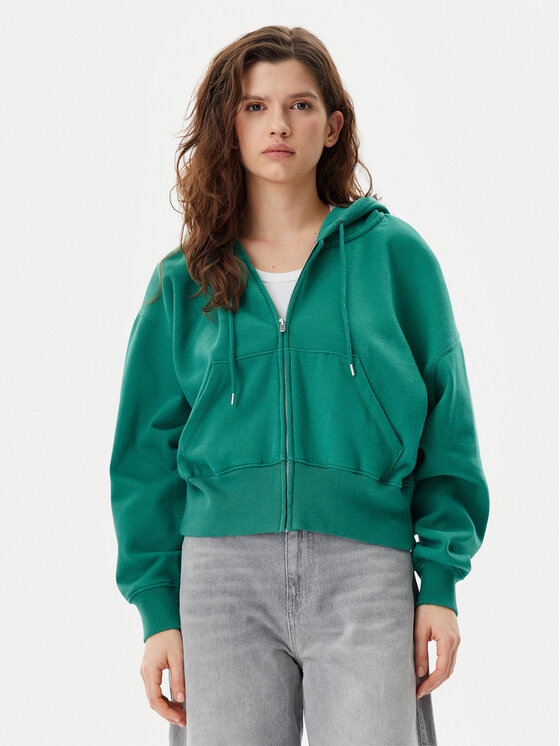 Gap Gap Bluză 714577-06 Verde Relaxed Fit