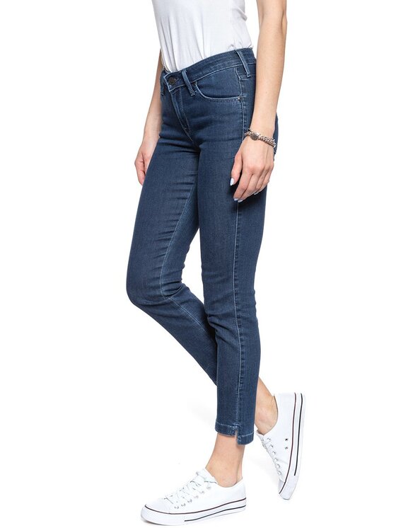 Lee Lee Jeansy SCARLETT Niebieski Skinny Fit