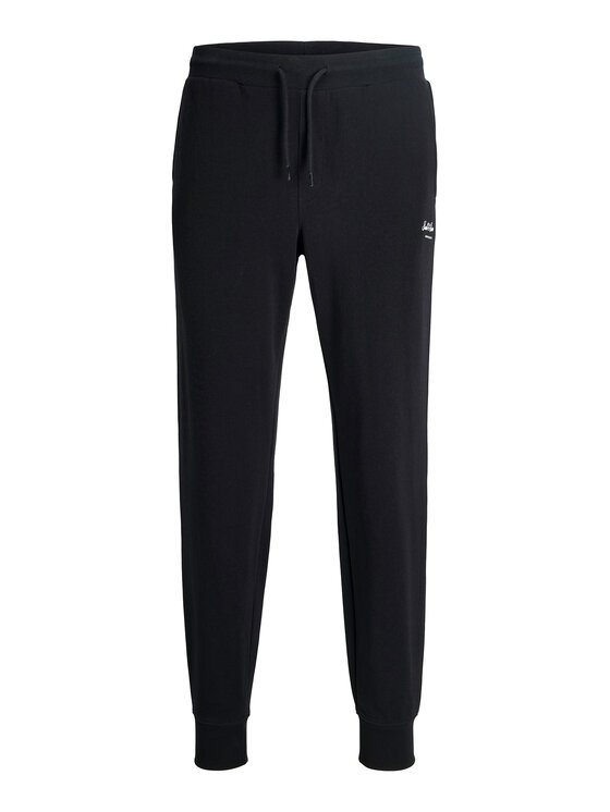 Jack & Jones Jack & Jones Teplákové kalhoty Gordon 12288641 Černá Regular Fit