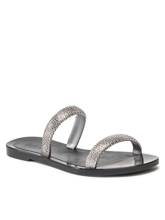 Klapki Melissa, Rozmiar 39, Srebrne, Glitz Ad 33428