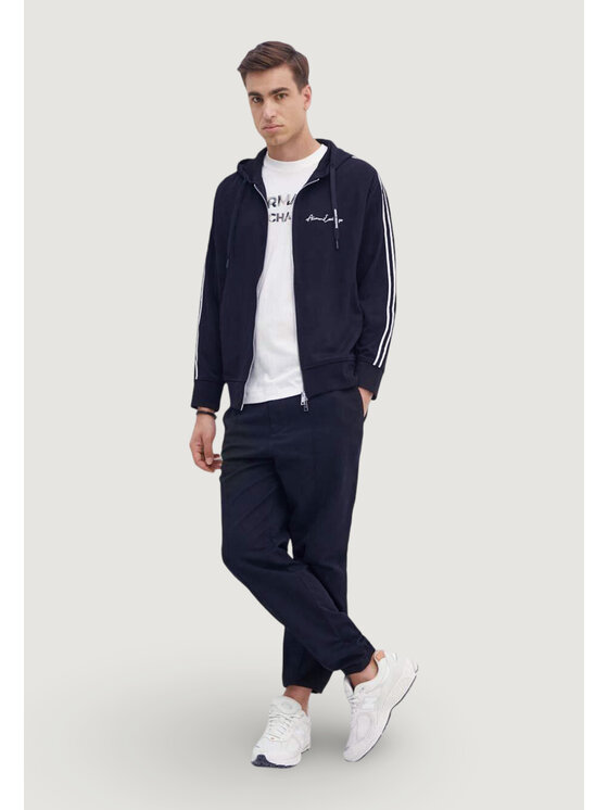 Armani Exchange Armani Exchange Bluza 8NZMSH Z9N1Z Niebieski Casual Fit