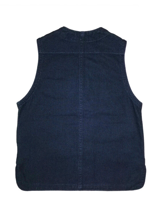 Lee Lee Kamizelka WAISTCOAT Niebieski Regular Fit