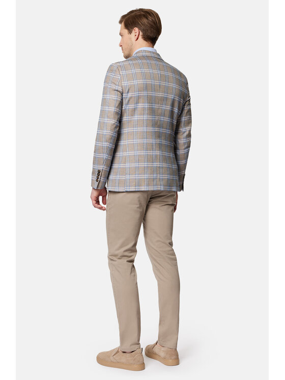 Lancerto Lancerto Marynarka Bosconita MA131124000008 Szary Slim Fit