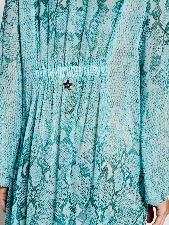 Liu Jo Beachwear Liu Jo Beachwear Rochie de plajă VA1159 T4863 Verde Relaxed Fit