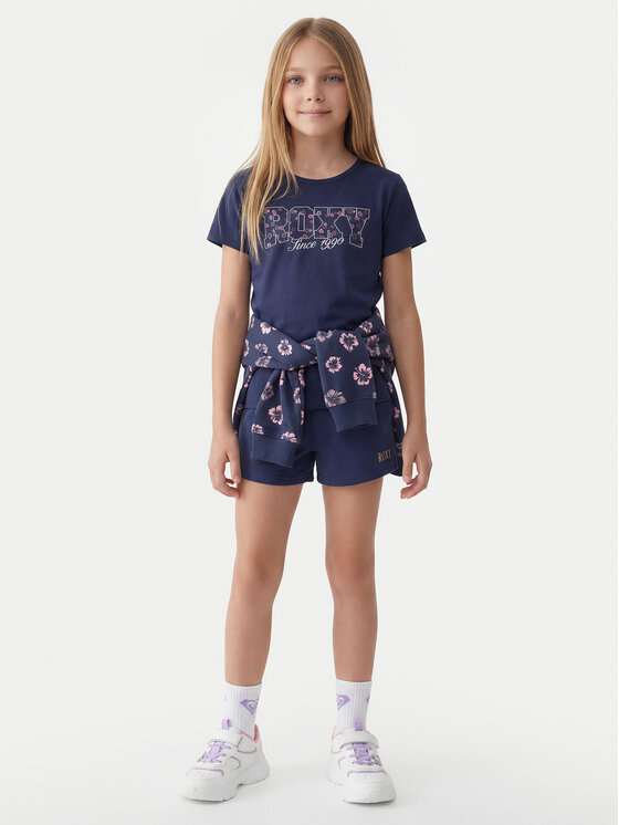 Roxy Roxy T-krekls Lily ERGZT04139 Gaiši zils Regular Fit