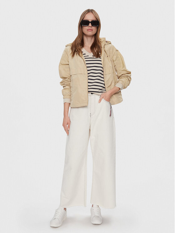Tommy Hilfiger Tommy Hilfiger Jakna protiv vjetra Transitional WW0WW41790 Bež Regular Fit