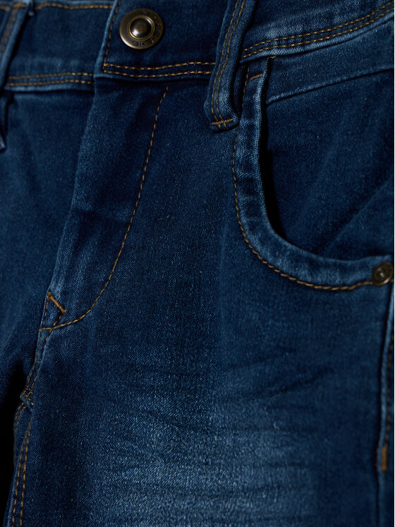 NAME IT NAME IT Jeans kratke hlače Sofus 13150022 Mornarsko modra Slim Fit
