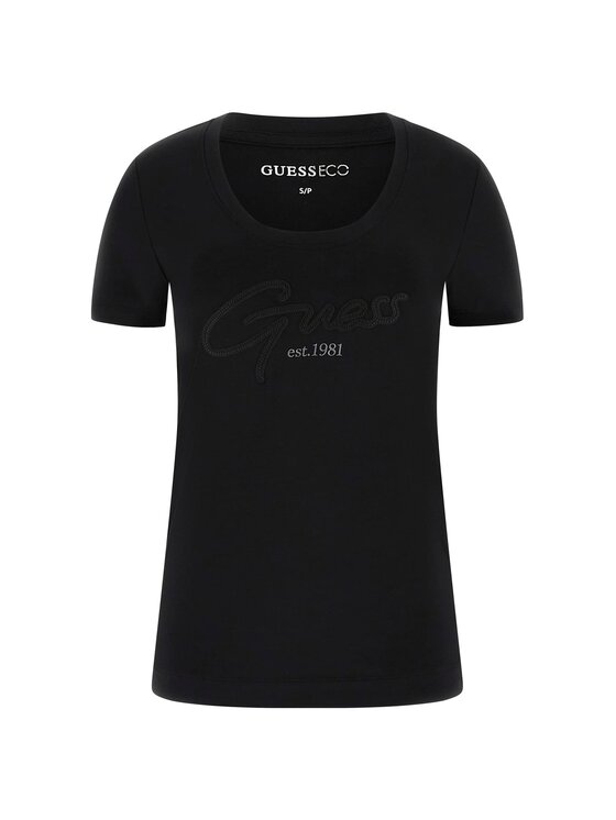 Guess Guess T-Shirt 181825 Czarny Classic Fit