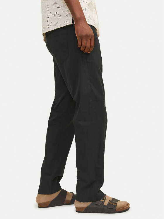 Jack&Jones Jack&Jones Hlače Summer 12248606 Crna Relaxed Fit