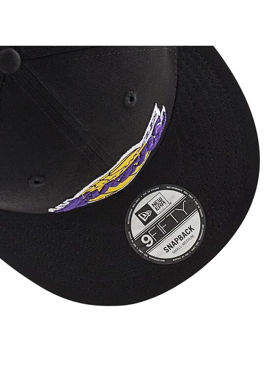 New Era New Era Kepurė su snapeliu 9Fifty Los Angeles Lakers 60245408 Juoda
