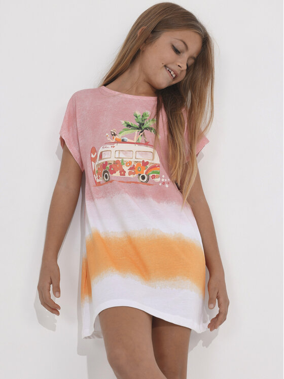 Vestito da giorno 6933 Corallo