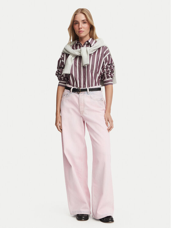 Tommy Jeans Tommy Jeans Hemd Essential DW0DW23340 Violett Oversize