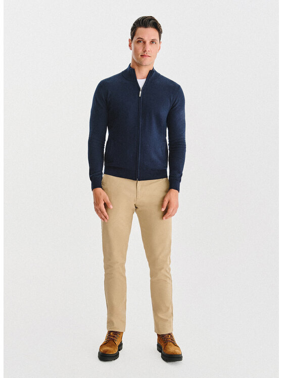 Pako Lorente Pako Lorente Sweter P25WF-2X-007 Granatowy Classic Fit