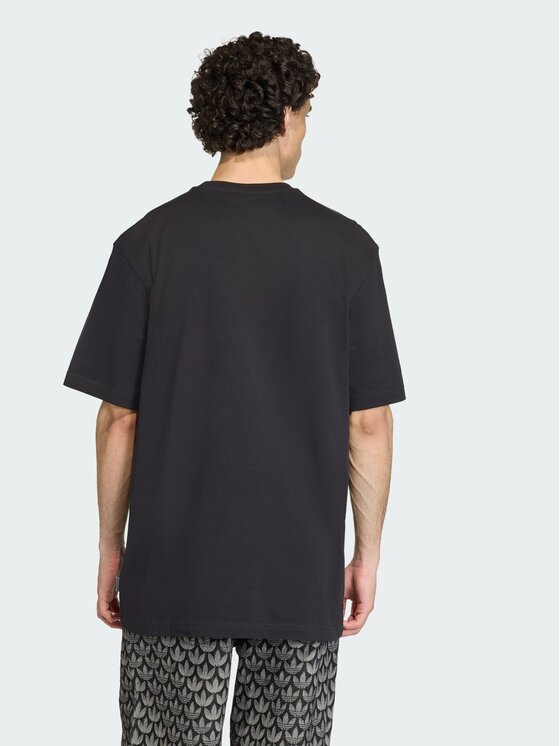 adidas adidas T-Shirt FRANCHISE TEE Czarny Loose Fit