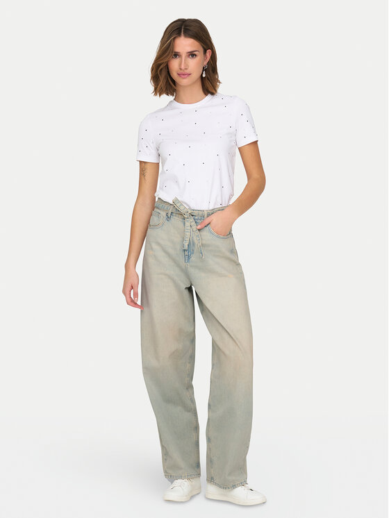 ONLY ONLY Blugi Venice 15341025 Albastru Baggy Fit
