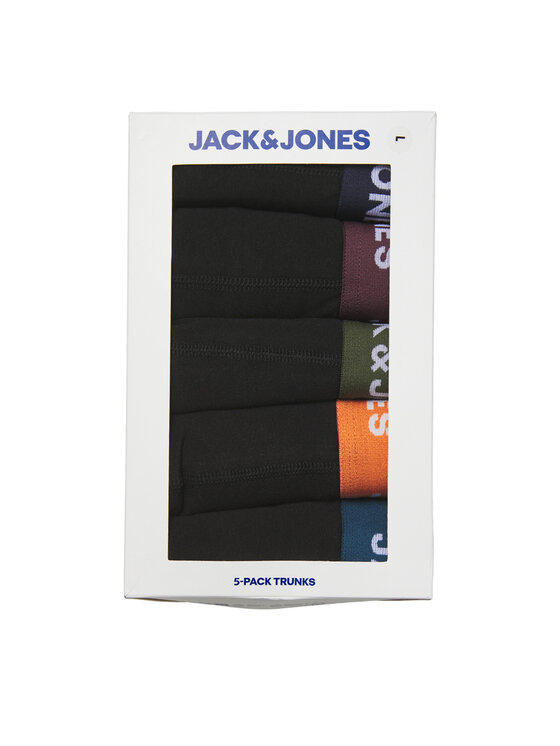 Jack&Jones Jack&Jones Komplet 5 par bokserek 12259103 Czarny
