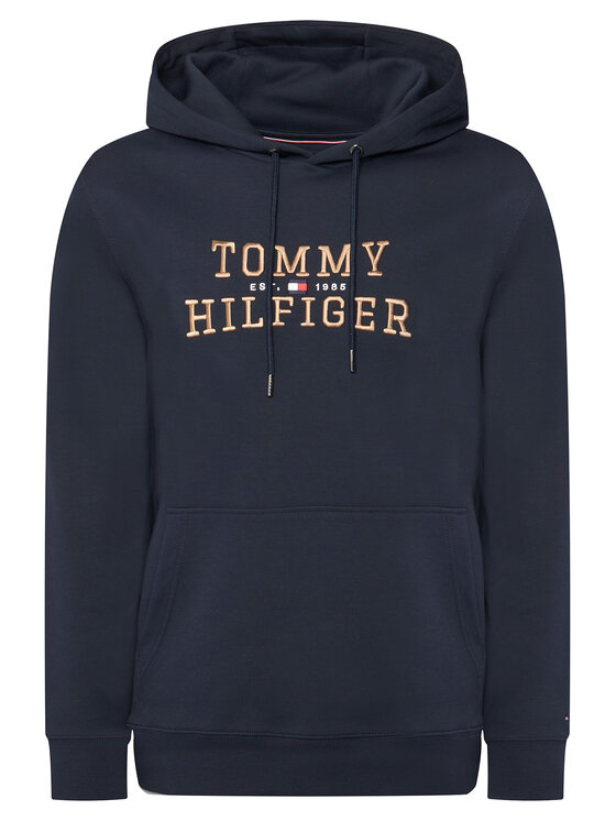 Tommy Hilfiger Tommy Hilfiger Bluză Icon Intechno MW0MW42528 Bleumarin Regular Fit