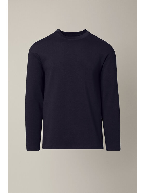 Lancerto Lancerto Longsleeve Loreto Granatowa TS073126000008 Granatowy Regular Fit