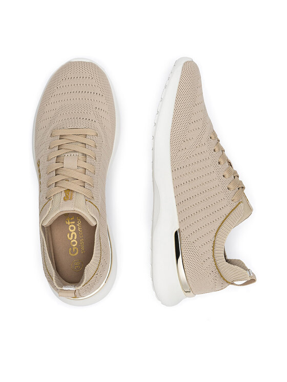 Go Soft Go Soft Sneakersy WP-12A Beżowy