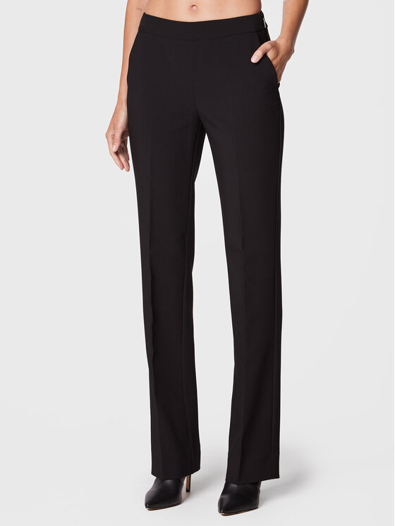 Marciano Guess Pantaloni din material Sally 1BGB32 9653Z Negru Slim Fit 1BGB32 imagine noua