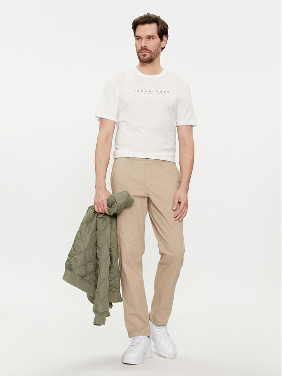 Jack&Jones Jack&Jones T-shirt Setra 12247985 Bijela Standard Fit