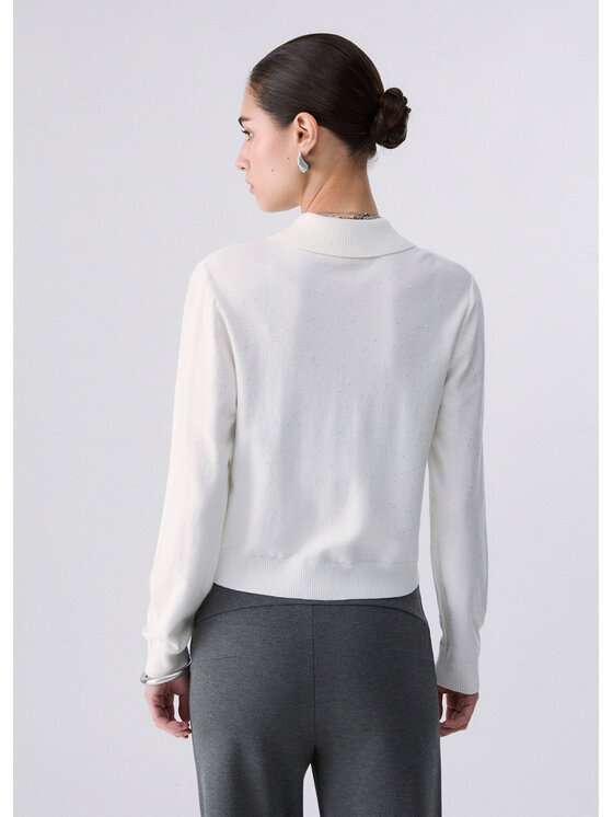 Liu Jo Liu Jo Cardigan TF6043MS04910701 Bianco Regular Fit