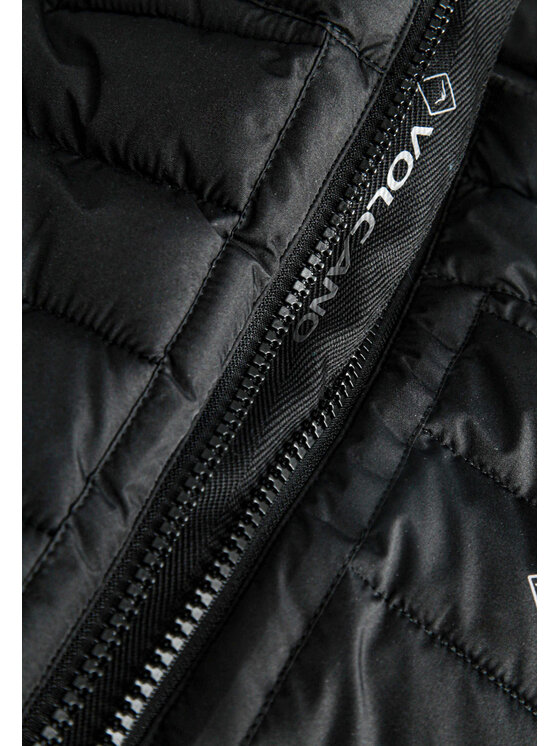 Volcano Volcano Kurtka zimowa J-VIRO Czarny Regular Fit