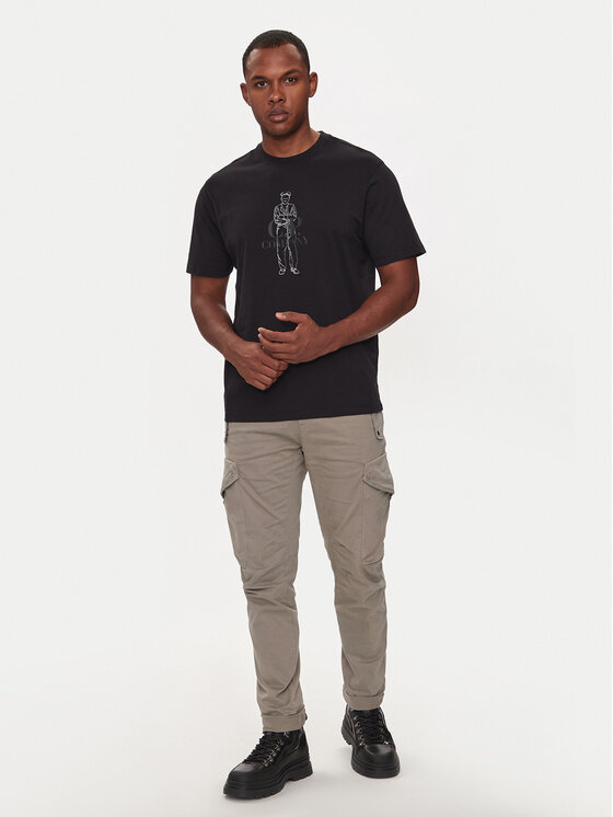 C.P. Company C.P. Company T-Shirt 17CMTS063A005100W Schwarz Regular Fit